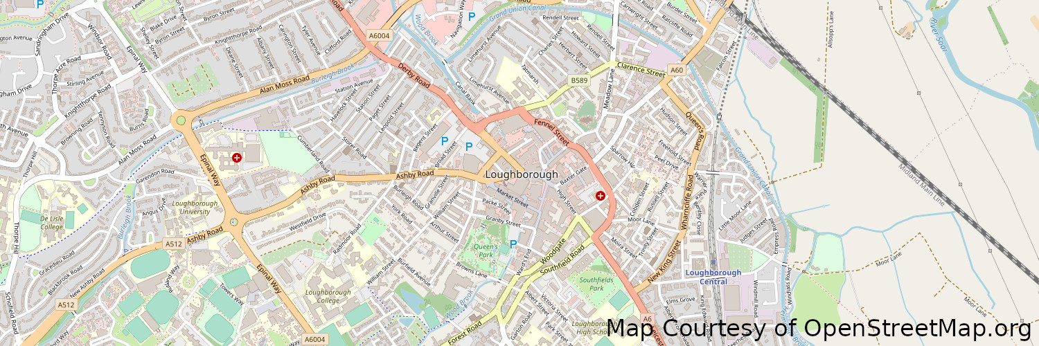 Loughborough Map